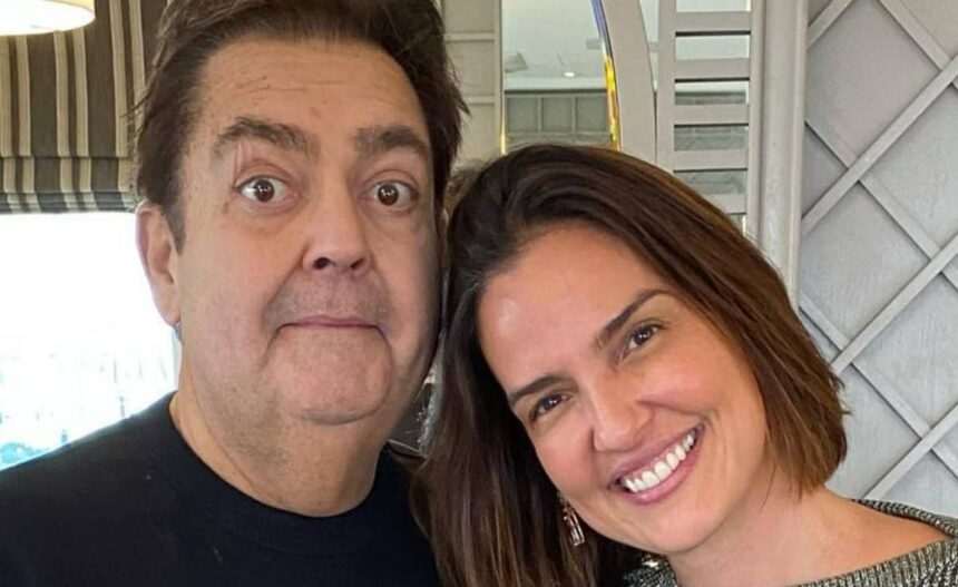 Faustão e Luciana Cardoso