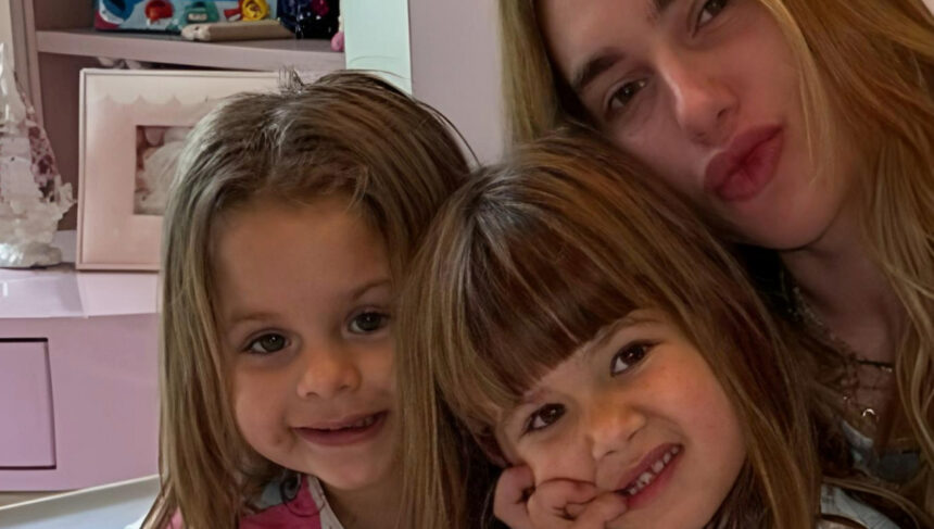 Maria Flor, filha de Virginia e Zé Felipe, manda recado para a irmã que foi internada.