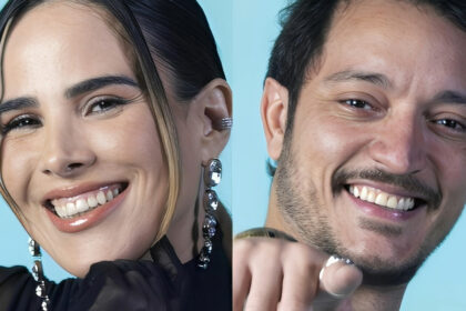 Wanessa e Allan foram flagrados agarradinhos após gravações.