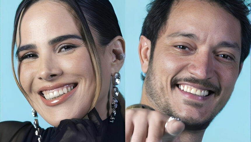 Wanessa e Allan foram flagrados agarradinhos após gravações.