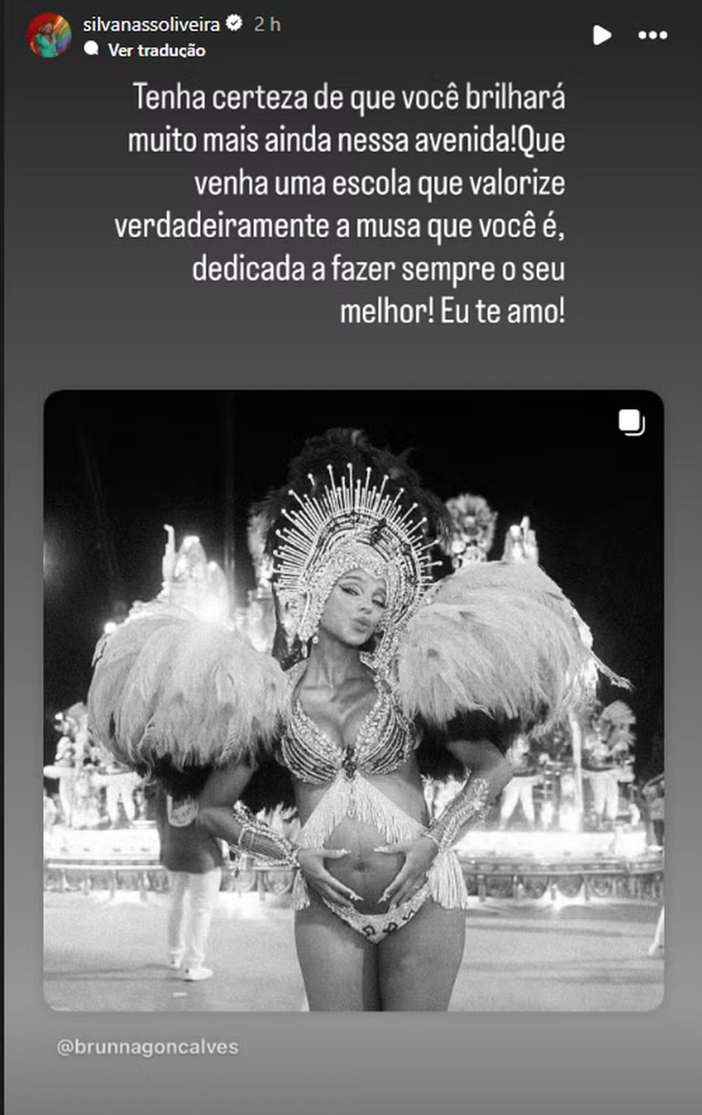 Silvana Oliveira defende a nora, Brunna Gonçalves.