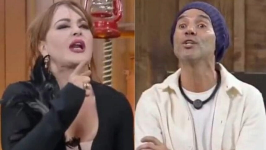 Gaby Spanic e Fernando Sampaio em A Fazenda 17