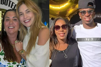 Margareth Serrão, mãe de Virgínia e Fernanda Cristina, mãe de Vini Jr
