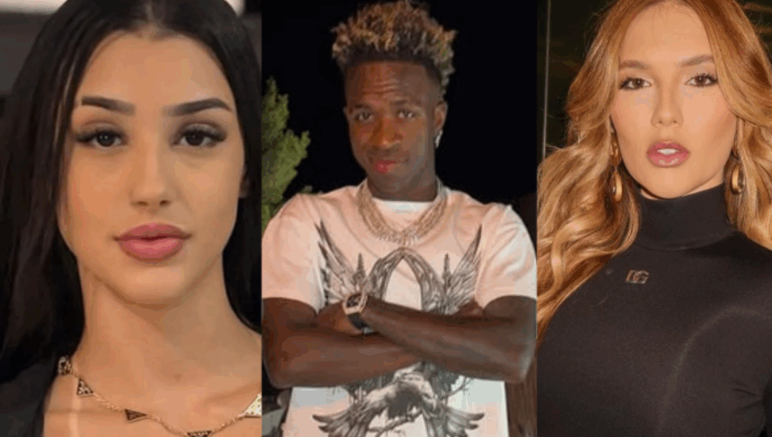 Bia Miranda, Vini Jr e Virgínia Fonseca