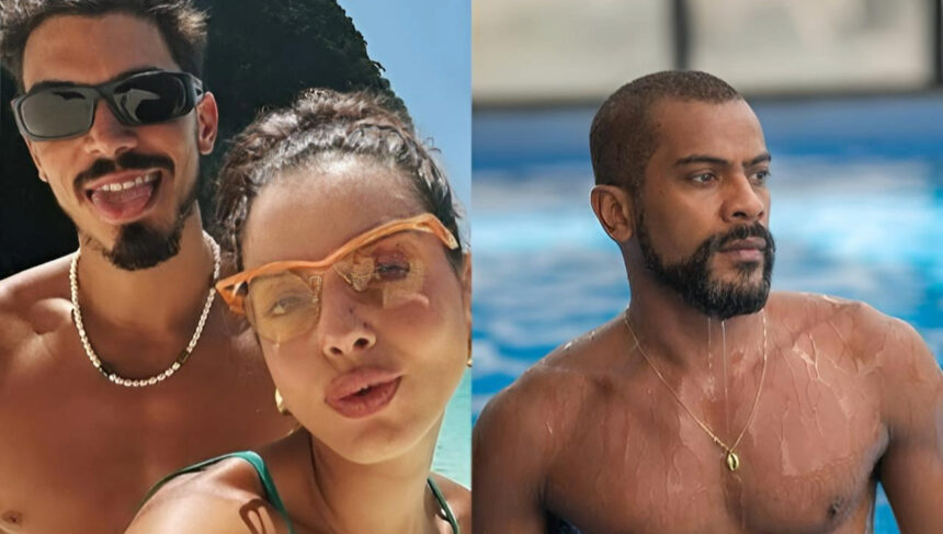Gabriel David, Giovanna Lancellotti e Samuel de Assis