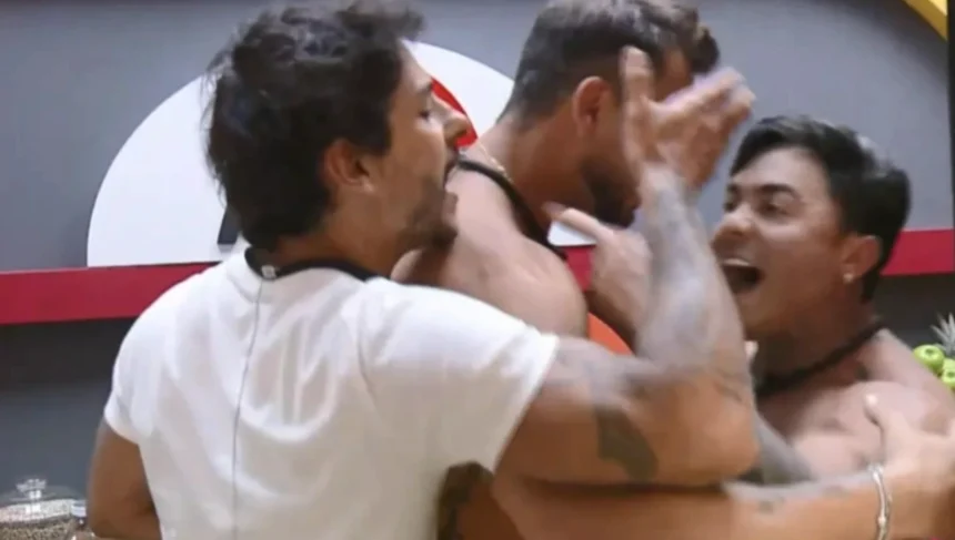 Shia, Nizam e Wallas em A Fazenda 17