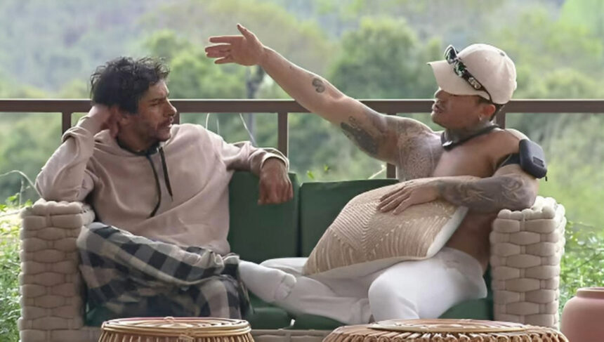 Shia e Wallas em A Fazenda 17.