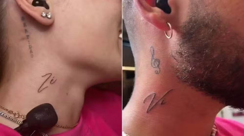 Tatuagens de Virgínia e Zé Felipe